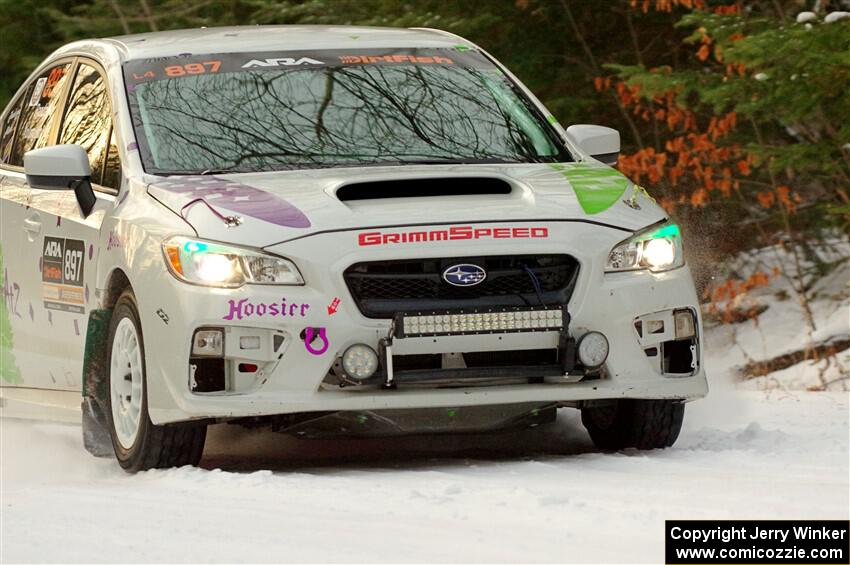 Jamey Randall / Geoff Youngdahl Subaru WRX on SS3.