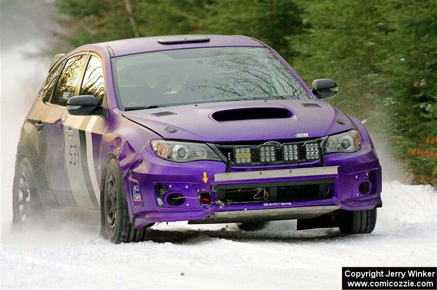 Silas Himes / Charlotte Himes Subaru WRX STi on SS3.