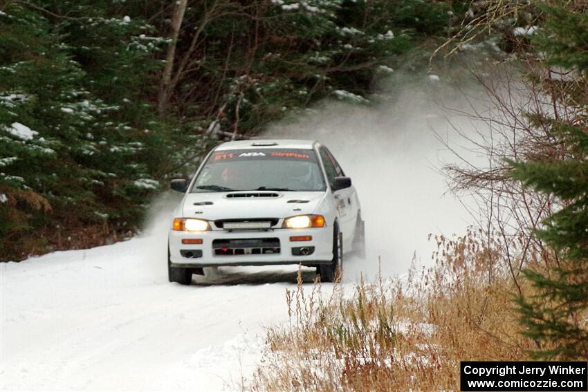 Jack Nelson / Jessica Nelson Subaru Impreza on SS3.