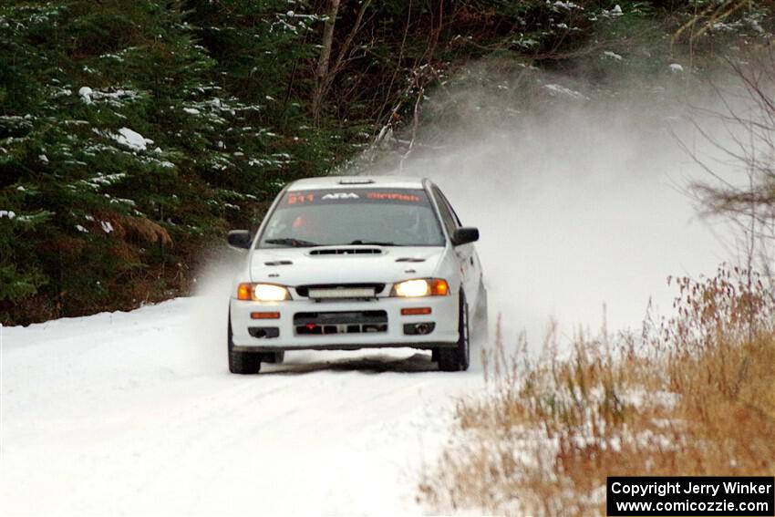 Jack Nelson / Jessica Nelson Subaru Impreza on SS3.