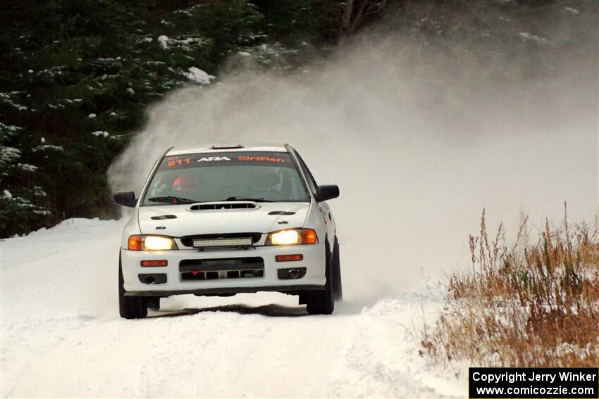 Jack Nelson / Jessica Nelson Subaru Impreza on SS3.