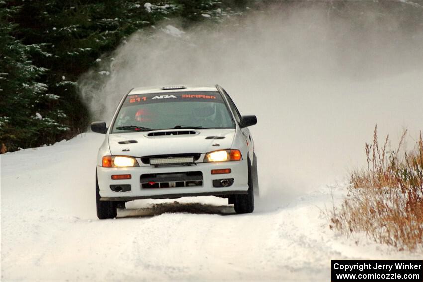 Jack Nelson / Jessica Nelson Subaru Impreza on SS3.