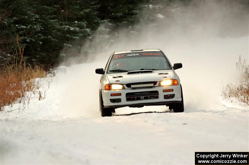 Jack Nelson / Jessica Nelson Subaru Impreza on SS3.