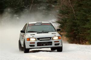 Jack Nelson / Jessica Nelson Subaru Impreza on SS3.