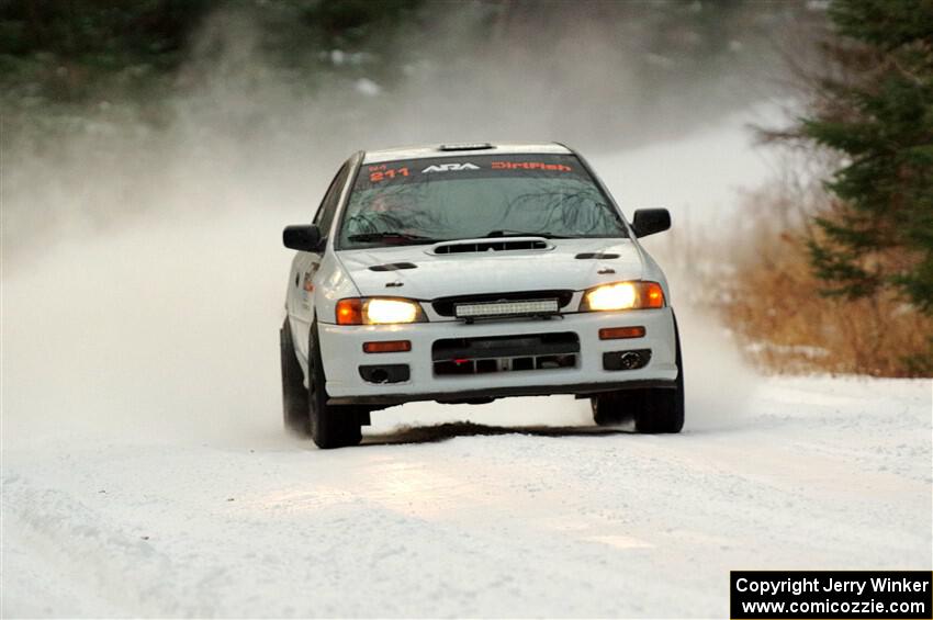 Jack Nelson / Jessica Nelson Subaru Impreza on SS3.