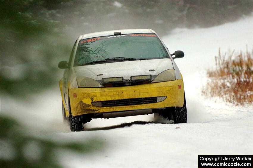 Drake Willis / Shelby Sangren Ford Focus on SS3.