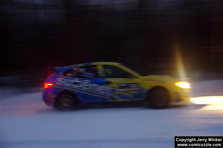 Scott Putnam / Alex Wong Subaru WRX STi on SS4.