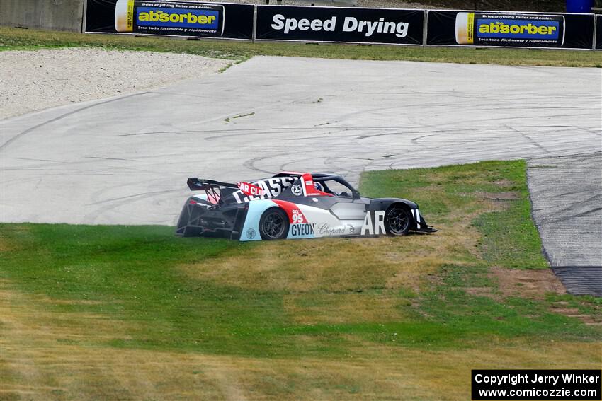 Zac Moseley's Revolution A-1 500SC spins at turn 6.