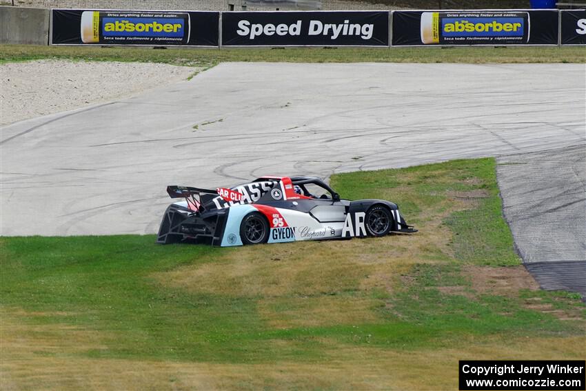 Zac Moseley's Revolution A-1 500SC spins at turn 6.