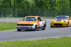 Sam Fisher's ITA Nissan 200SX SE-R and James Berlin's T3 Nissan 370Z