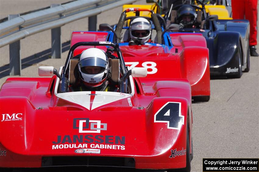 John Janssen's and Reid Johnson's Spec Racer Ford 3s