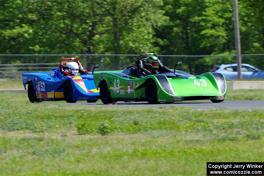 Greg Eick's and Jim Nash's Spec Racer Ford 3s