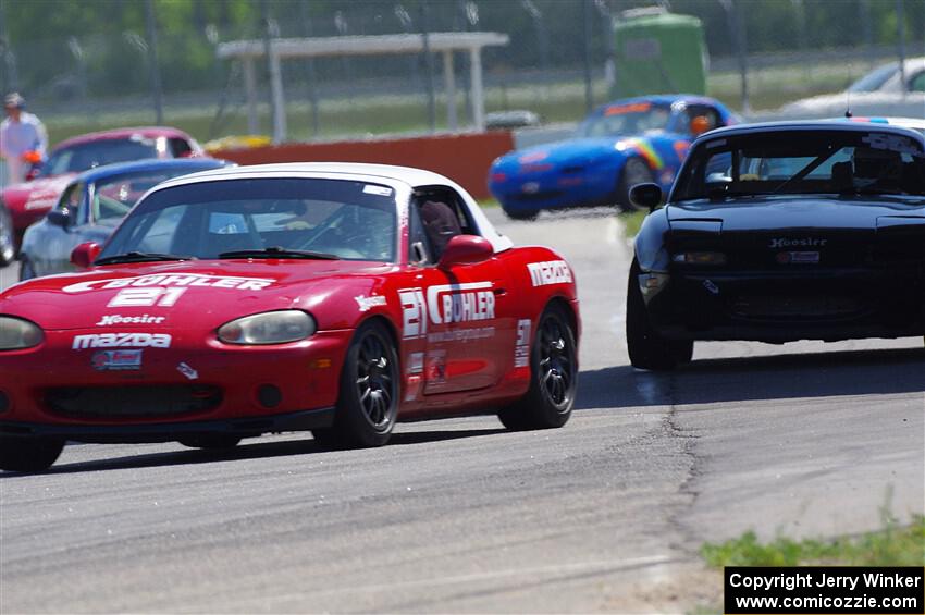 Andrew Jenkins' and Sam Nogosek's Spec Miata Mazda Miatas