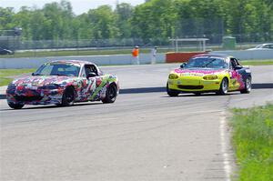 Chris Craft's and Ethan Jacobs' Spec Miata Mazda Miatas