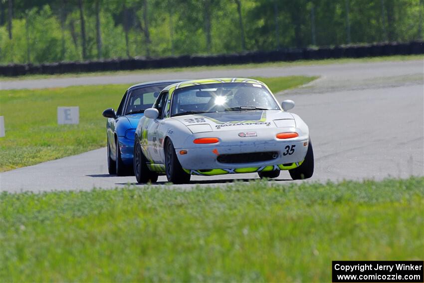 Dan Corgard's and Rick Buan's Spec Miata Mazda Miatas