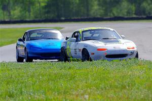 Dan Corgard's and Rick Buan's Spec Miata Mazda Miatas