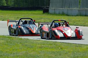 Pius Eigenmann's P2 Radical SR3 RS 1500 and Martin Wiedenhoeft's P2 Radical SR3 RS 1500