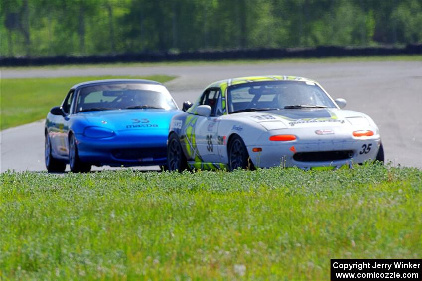 Dan Corgard's and Rick Buan's Spec Miata Mazda Miatas