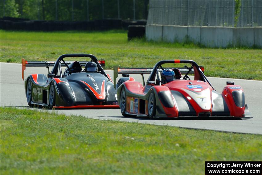 Pius Eigenmann's P2 Radical SR3 RS 1500 and Martin Wiedenhoeft's P2 Radical SR3 RS 1500