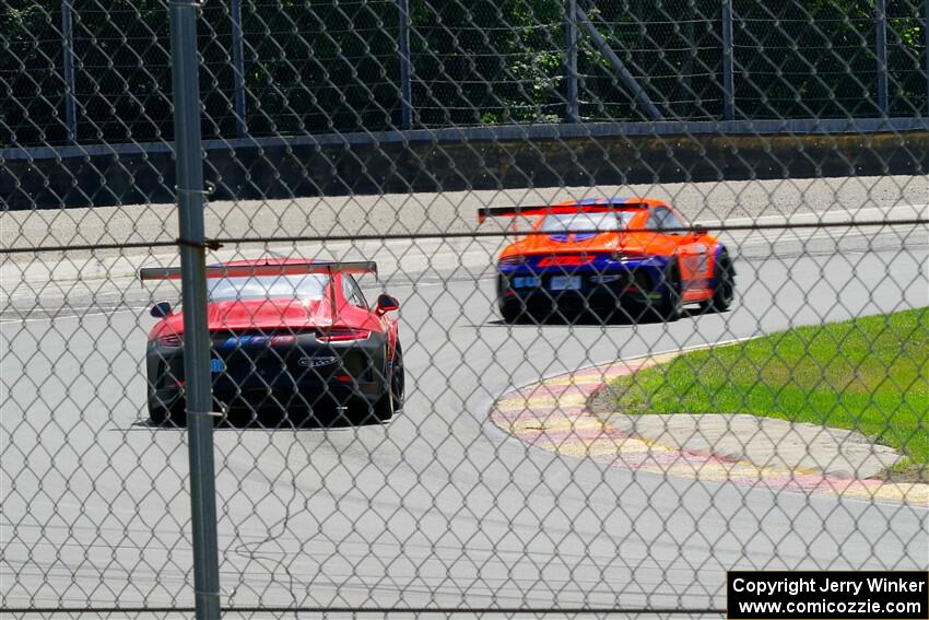 David Tuaty's and Stephen Hamman's Porsche GT3 Cups