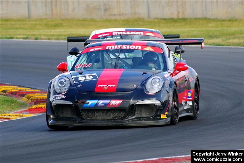 Nathan Byrd's and Tadas Karlinskas' Porsche GT3 Cups