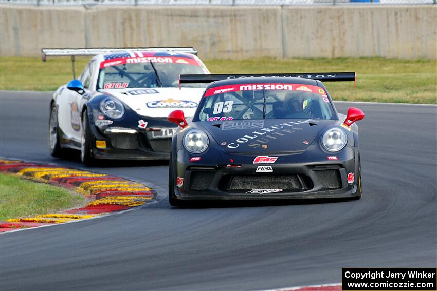 Marcel Fayen's and Tomas Ballester's Porsche GT3 Cups