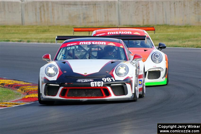 David Willens' and Robert Wisen's Porsche GT3 Cups