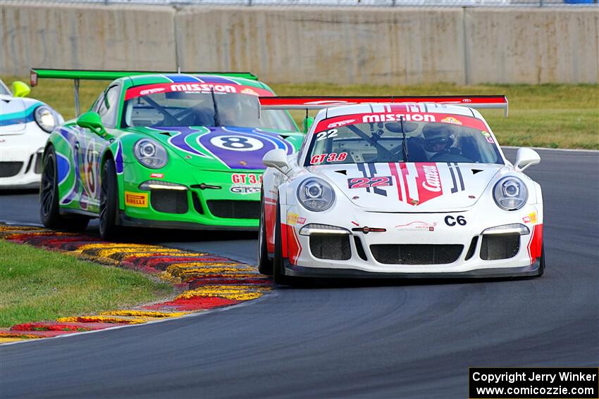 Brian Hicks' and Tom McGlynn's Porsche GT3 Cups