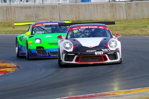 David Willens' Porsche GT3 Cup and Tom Pank's Porsche GT3R Cup