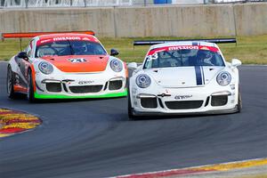 John Bleazard's and Robert Wisen's Porsche GT3 Cups