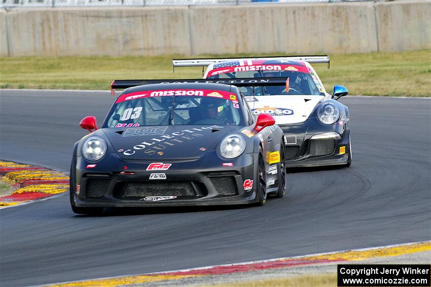 Marcel Fayen's and Tomas Ballester's Porsche GT3 Cups