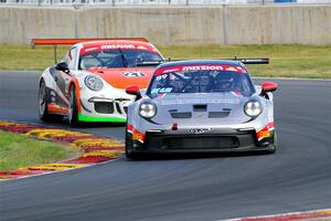 Geoff Isringhausen, Sr.'s and Robert Wisen's Porsche GT3 Cups