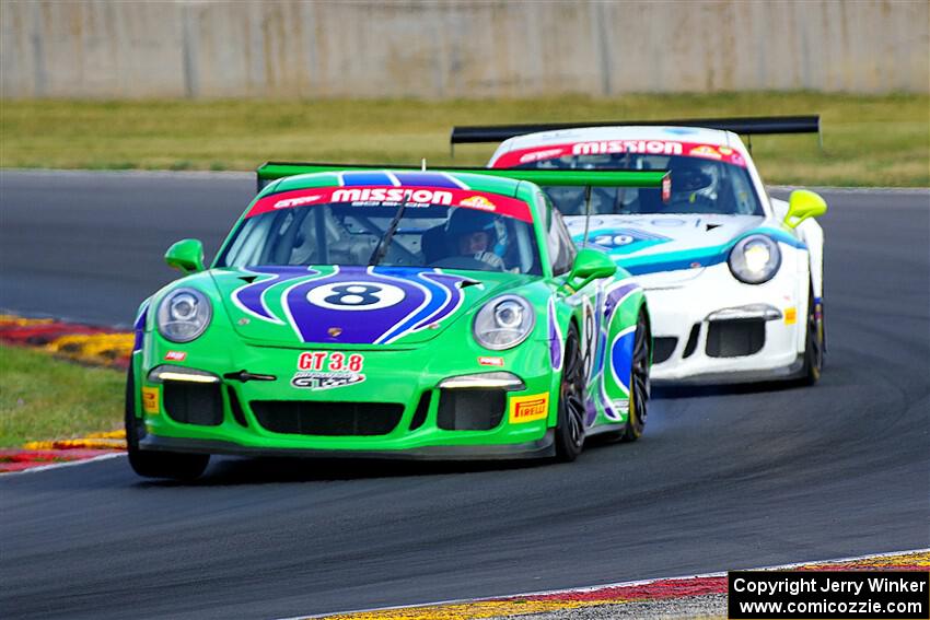 Tom McGlynn's and David Herrington / Daniel Herrington Porsche GT3 Cups