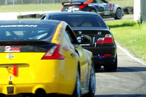 Derek Wagner's T3 BMW 330 and James Berlin's T3 Nissan 370Z