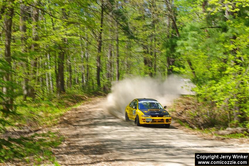 Steve Gingras / Lynn Wolf Subaru Impreza on SS1, Parkway I.