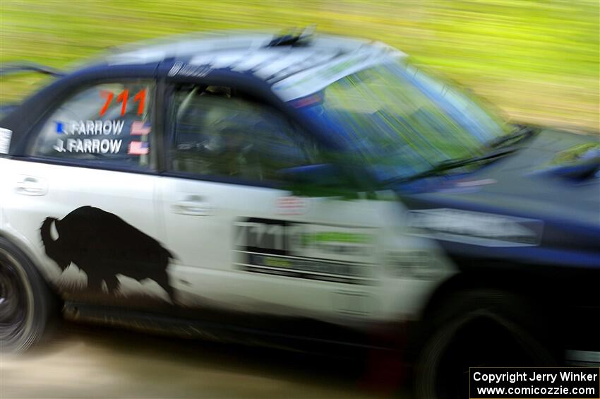 John Farrow / Peter Farrow Subaru WRX on SS1, Parkway I.