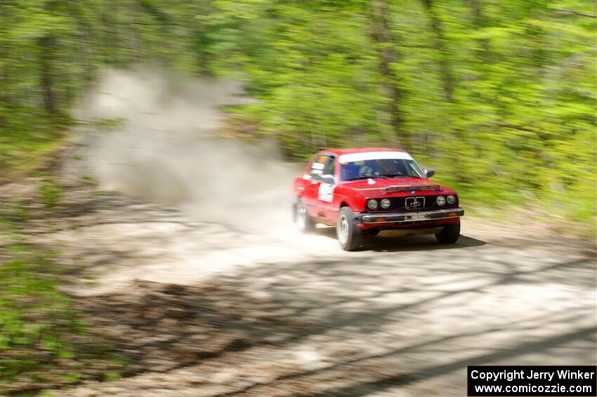 Levi Johnson / Matt Nykanen BMW 325e on SS1, Parkway I.