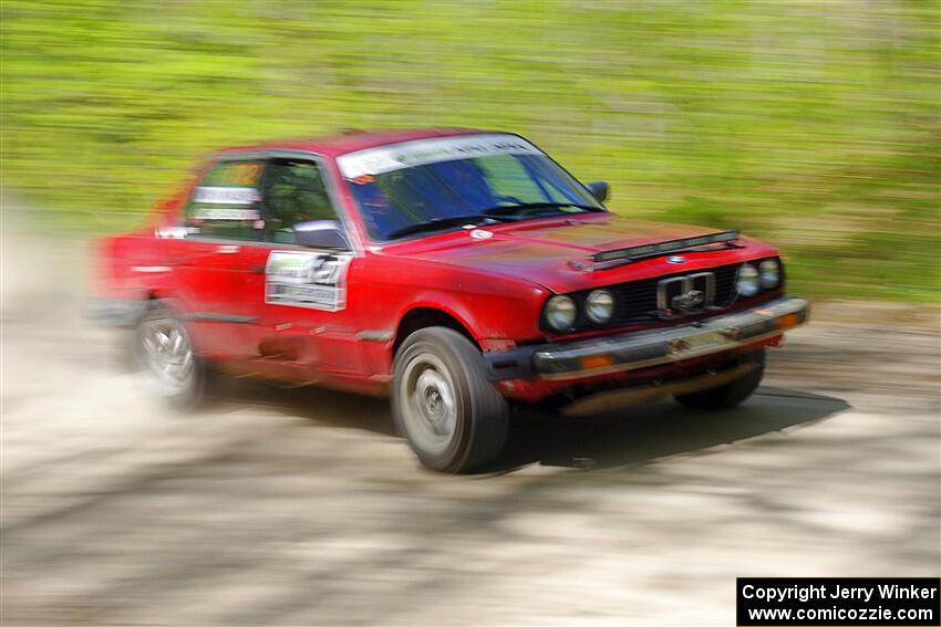 Levi Johnson / Matt Nykanen BMW 325e on SS1, Parkway I.