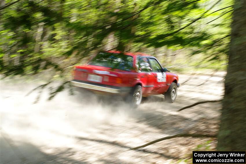 Levi Johnson / Matt Nykanen BMW 325e on SS1, Parkway I.