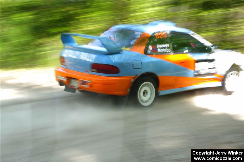 Tyler Matalas / Dustin Sharkozy Subaru Impreza LX on SS1, Parkway I.