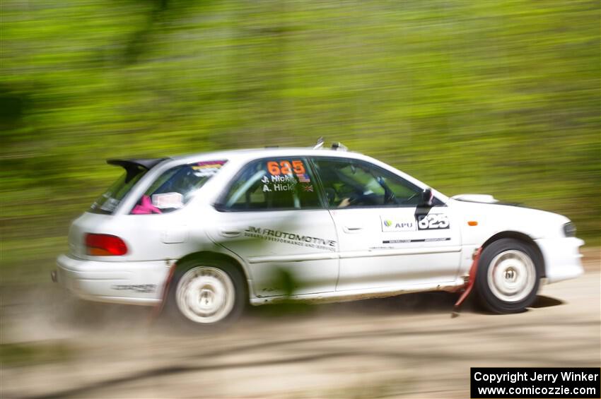 Aidan Hicks / John Hicks Subaru Impreza Wagon on SS1, Parkway I.