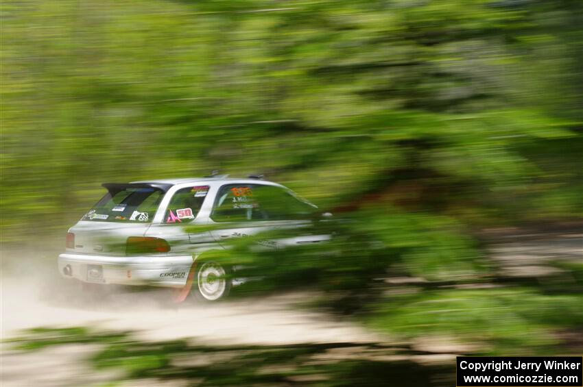 Aidan Hicks / John Hicks Subaru Impreza Wagon on SS1, Parkway I.