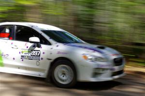 Jamey Randall / Andrew Rausch Subaru WRX on SS1, Parkway I.