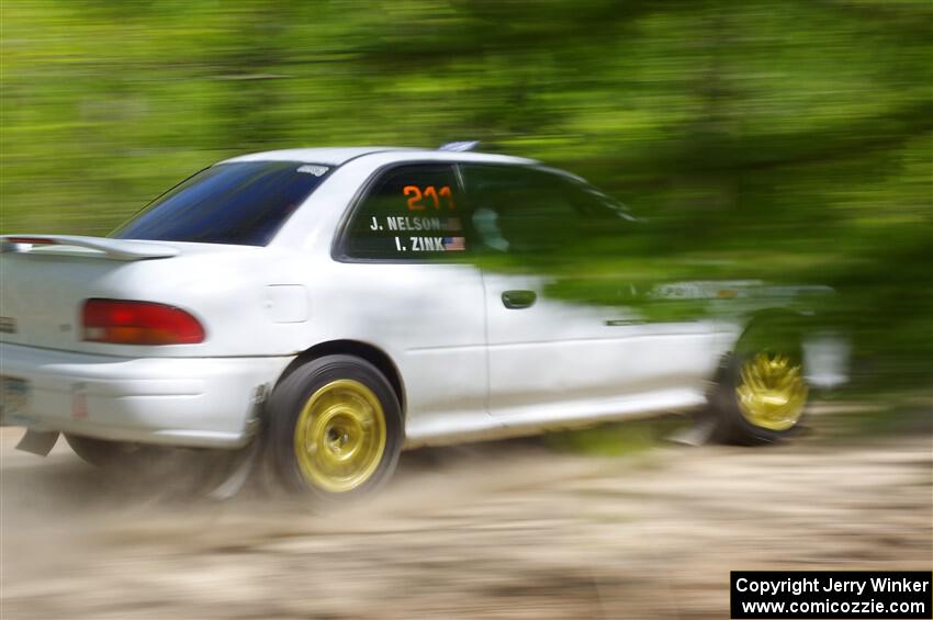 Jack Nelson / Isaac Zink Subaru Impreza on SS1, Parkway I.