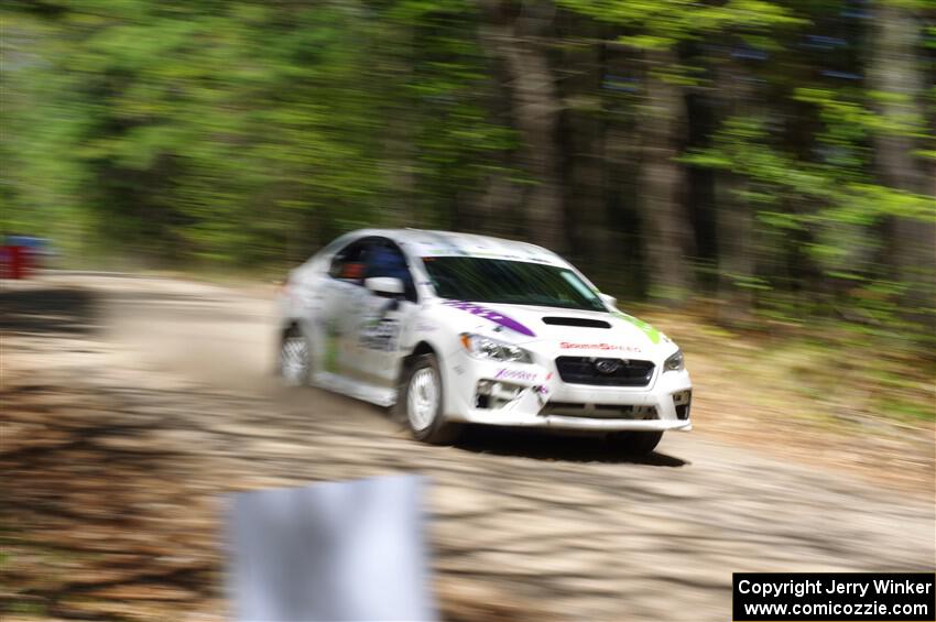 Jamey Randall / Andrew Rausch Subaru WRX on SS1, Parkway I.