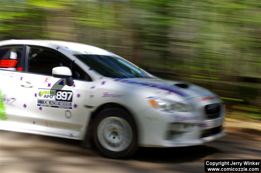 Jamey Randall / Andrew Rausch Subaru WRX on SS1, Parkway I.