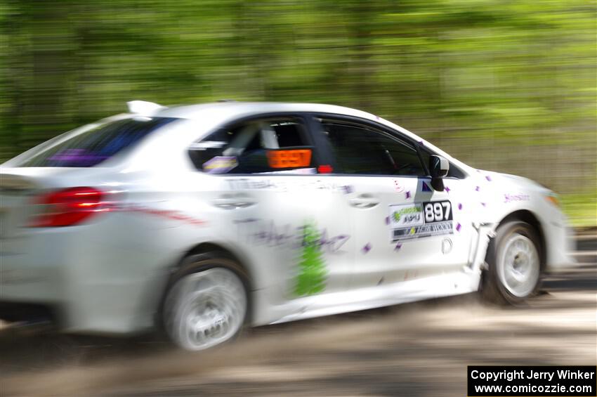 Jamey Randall / Andrew Rausch Subaru WRX on SS1, Parkway I.