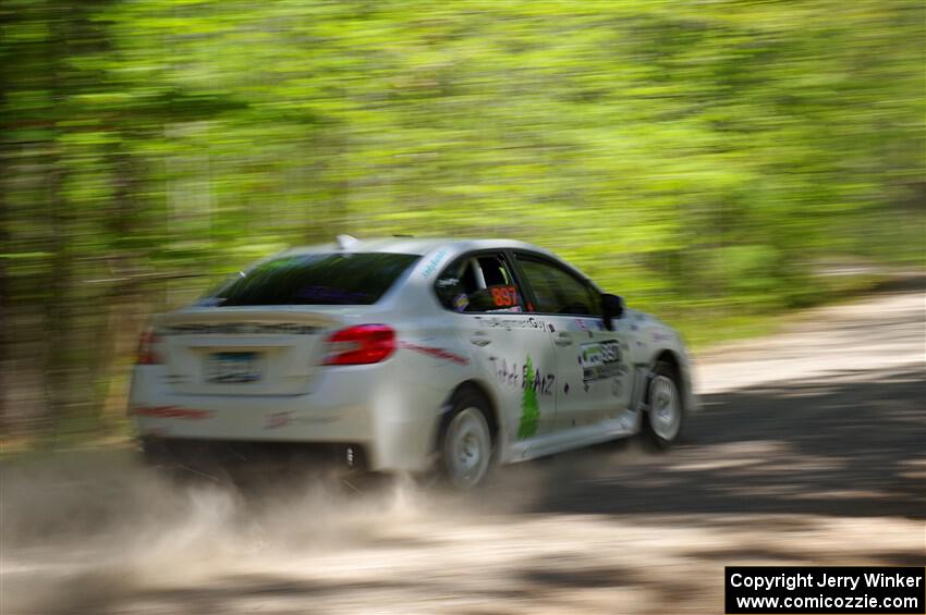 Jamey Randall / Andrew Rausch Subaru WRX on SS1, Parkway I.