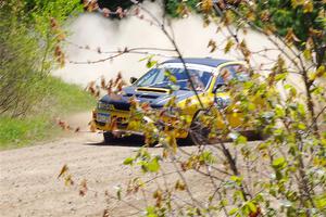 Steve Gingras / Lynn Wolf Subaru Impreza on SS2, Blue TraiI I.