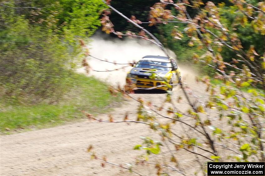 Steve Gingras / Lynn Wolf Subaru Impreza on SS2, Blue TraiI I.